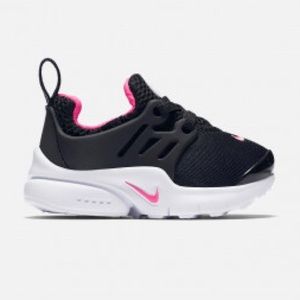 NIKE Little Presto Toddler Shoes Black/Pink/White
